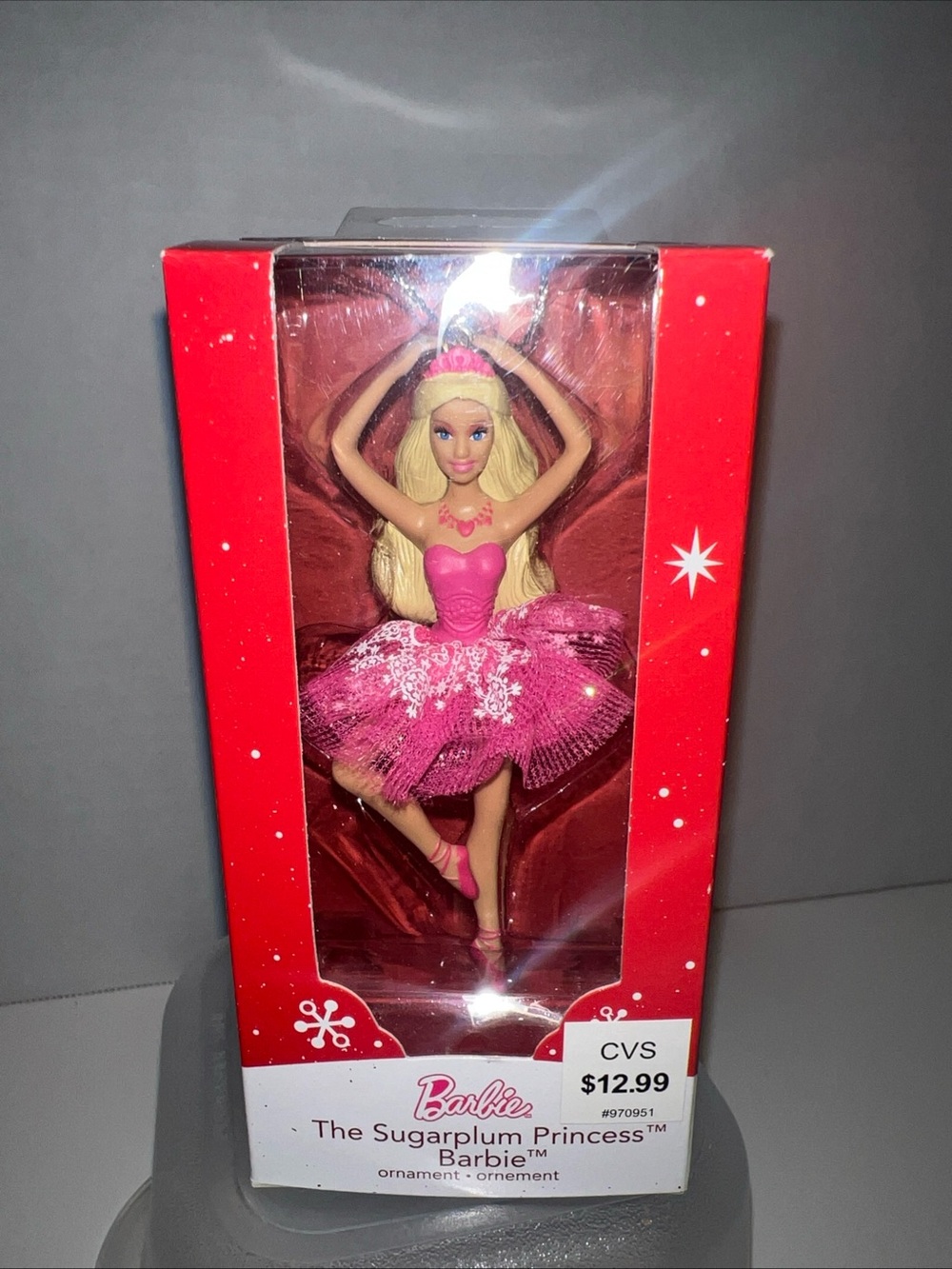 Barbie Sugarplum Princess Holiday Ornament — Pink